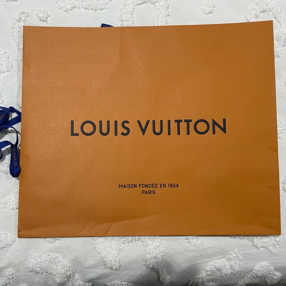 Louis Vuitton shopping bag paper  19 x 16 x 9 - Picture 1 of 3